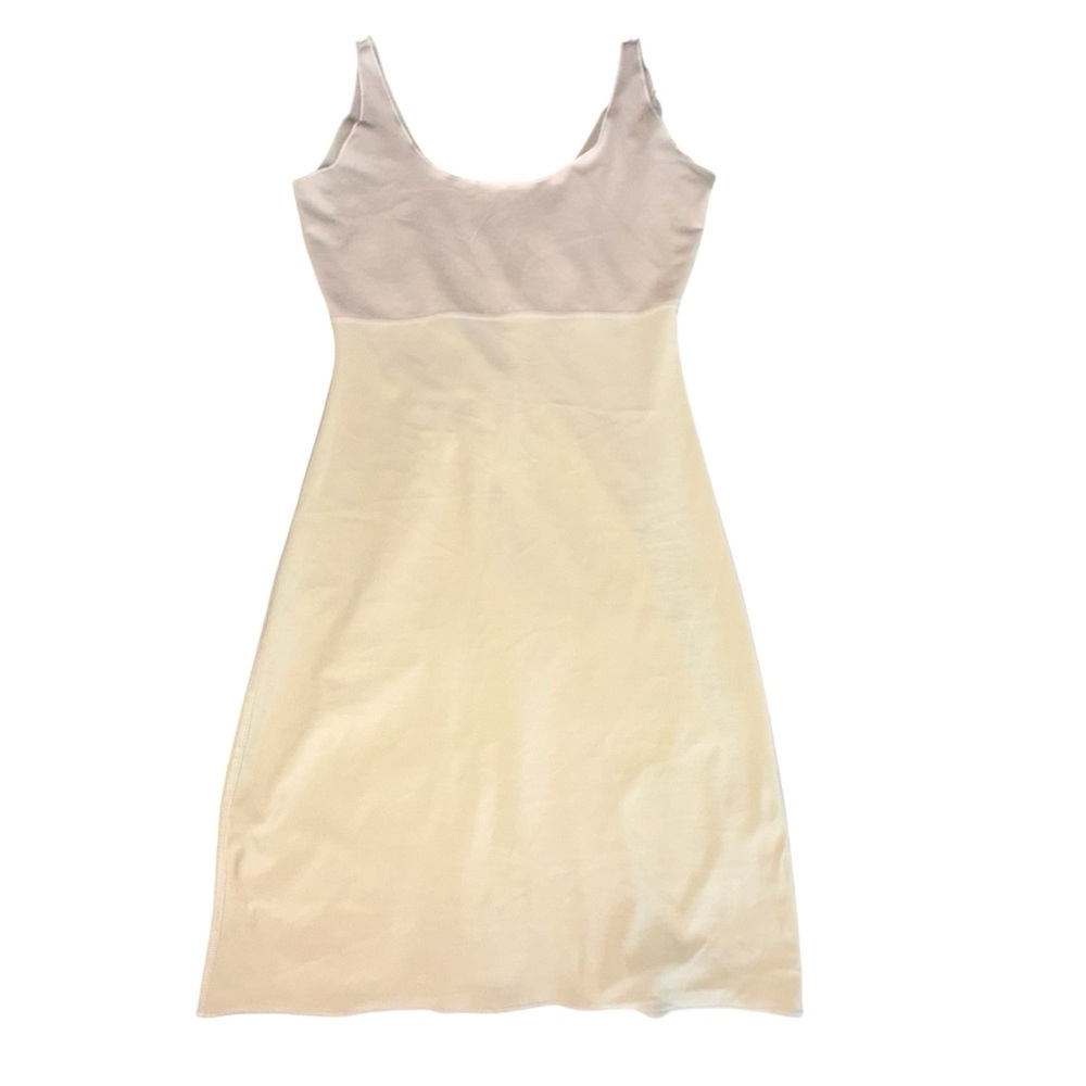 Spanx Shapewear Slip Dress 'Hide and Sleek'  Nude Cream Color Women's Size Large